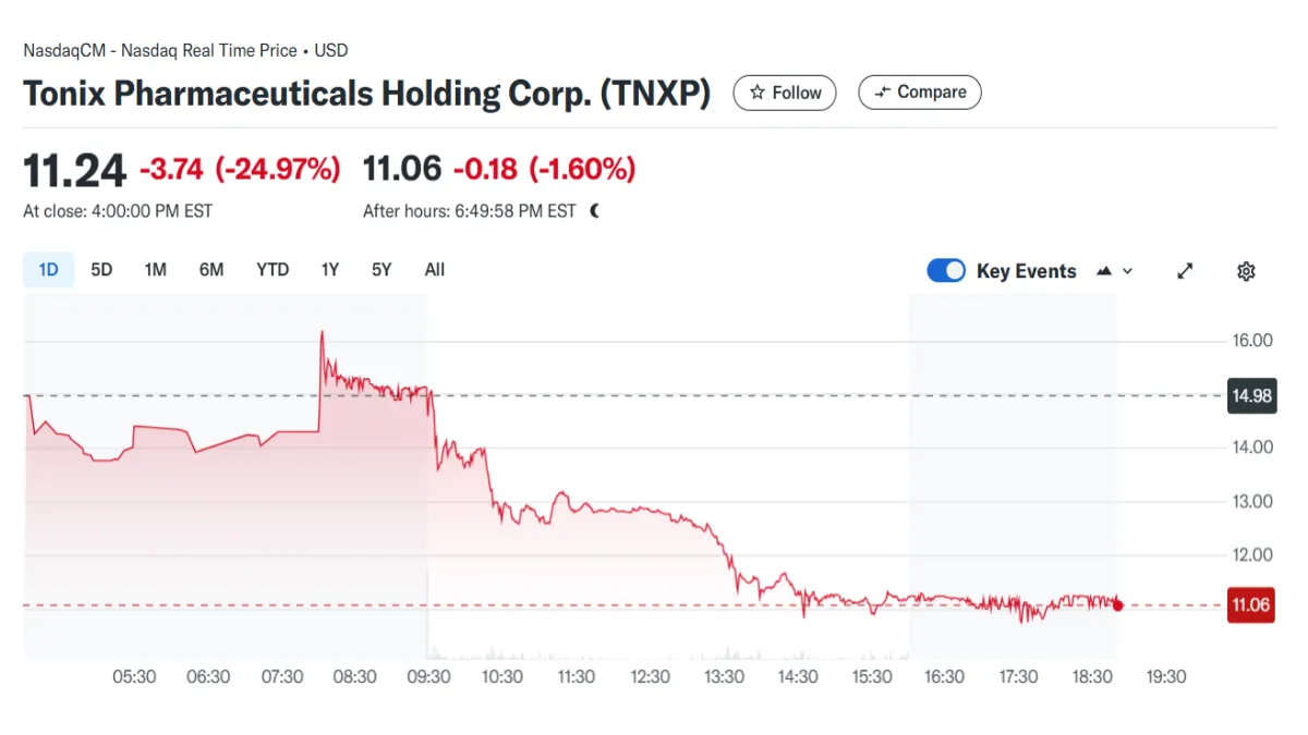 These stocks lost more than 10% of their market value today!